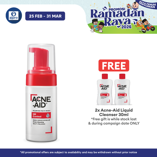 Acne-Aid Foaming Face Wash 100ml | For Deep Pore Cleansing Acne-Aid