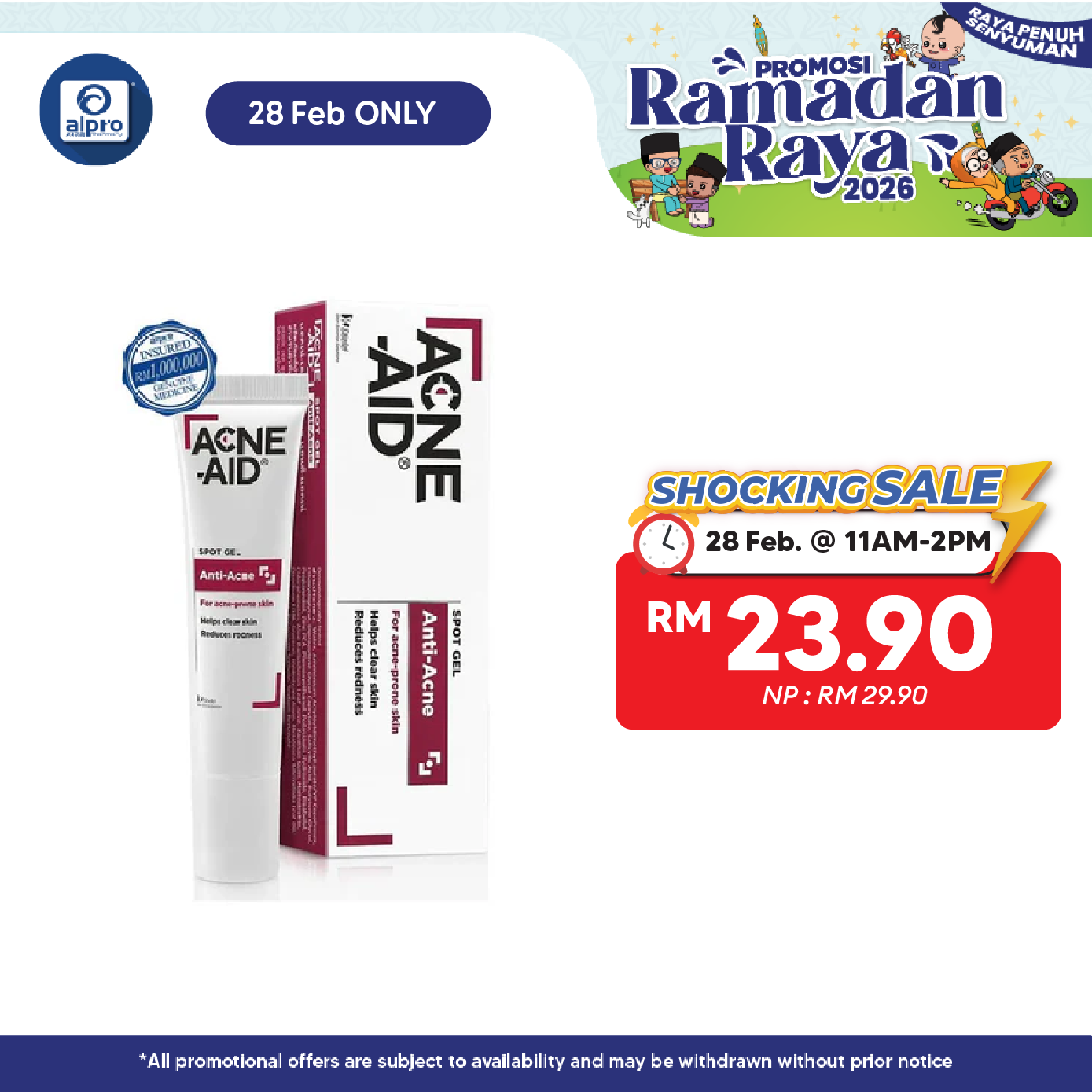 Acne-Aid Spot Gel 10g | Acne Treatment Acne-Aid