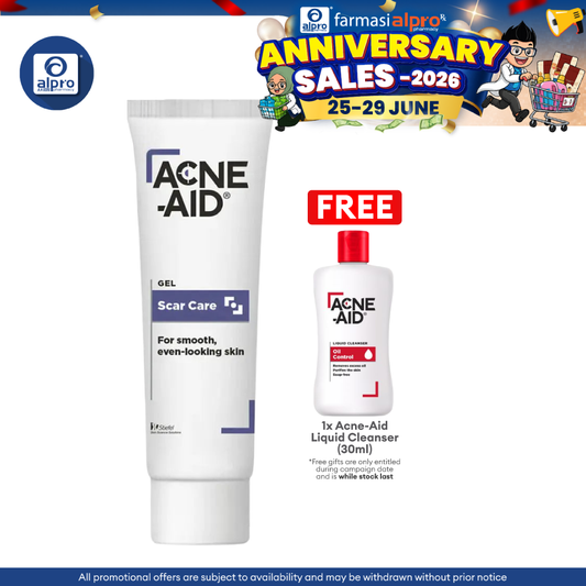 Acne-Aid Scar Gel 10g | Reduce Dark Spots & Smoothen Skin Acne-Aid