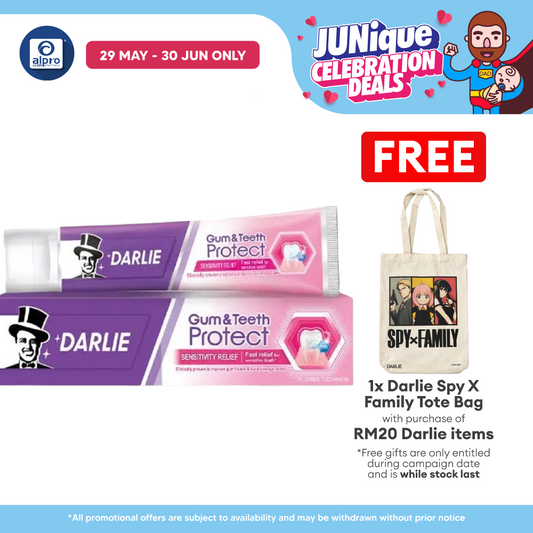 Darlie Gum & Teeth Protect Sensitivity Relief 140g Darlie