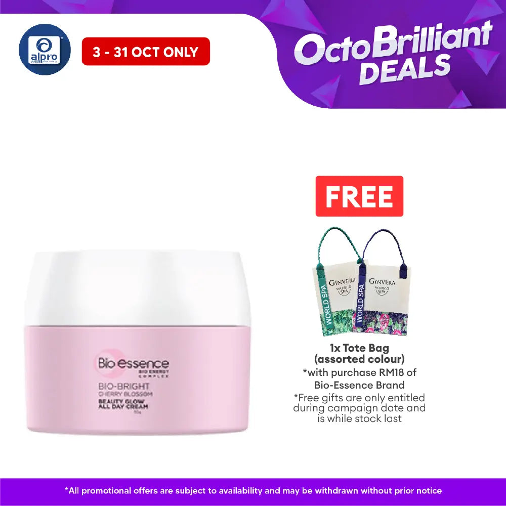Bio Essence Bio-Bright Beauty Glow All Day Cream 50ml Alpro Pharmacy