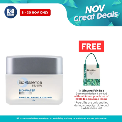Bio Essence Bio-Water Biome Balancing Hydro Gel 45g Alpro Pharmacy