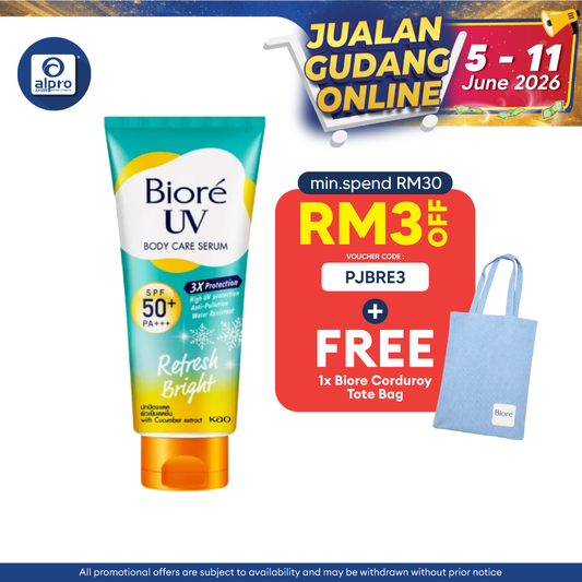 Biore Uv Anti-Pollution Body Care Serum Refresh Bright Spf50+ 150ml Biore
