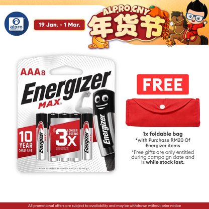 Energizer Max AAA 8s Alpro Pharmacy