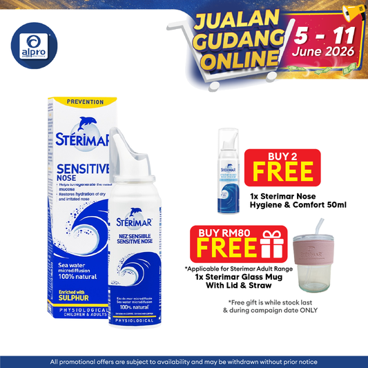 Sterimar Sensitive Nose 100ml | Nasal Spray Sterimar