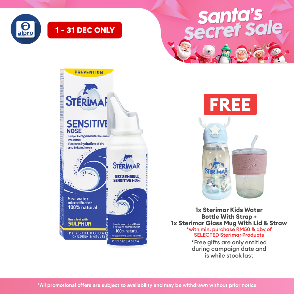 Sterimar Sensitive Nose 100ml | Nasal Spray Sterimar