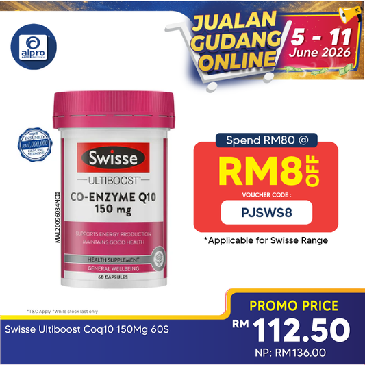 Swisse Ultiboost CoQ10 150mg 60s Swisse