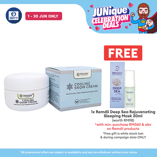 Remdii Cooling Snow Cream 30g | Snow Like Texture & Rapid Itch-Relief Remdii
