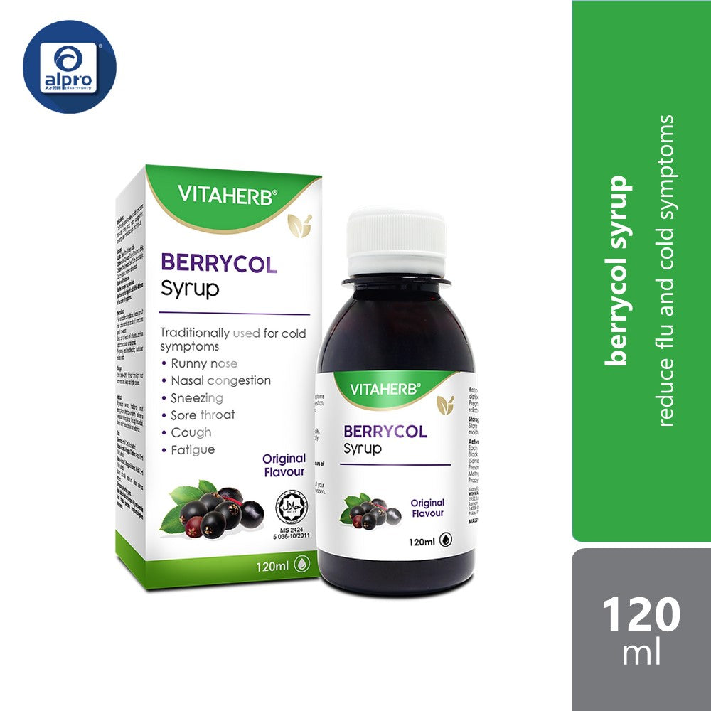 Winwa Vitaherb Berrycol Syrup | 120ml Winwa Medical