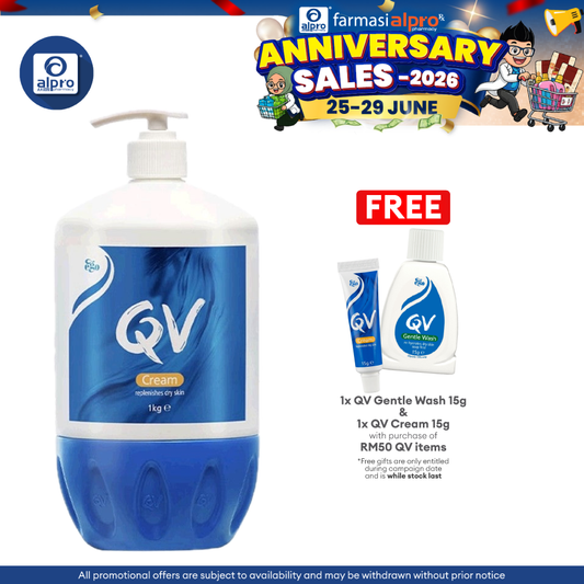 Ego QV Cream 1kg | Replenishes Dry Skin QV