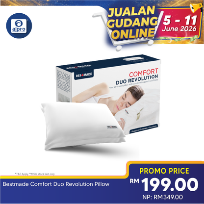 Bestmade Comfort Duo Revolution Pillow | Helps Neck Discomfort Bestmade