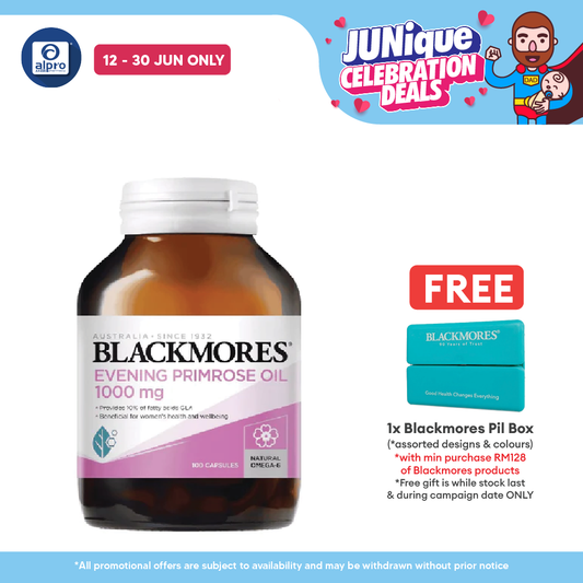 Blackmores Evening Primrose 1000mg 100s | Support for Women’s Health Blackmores