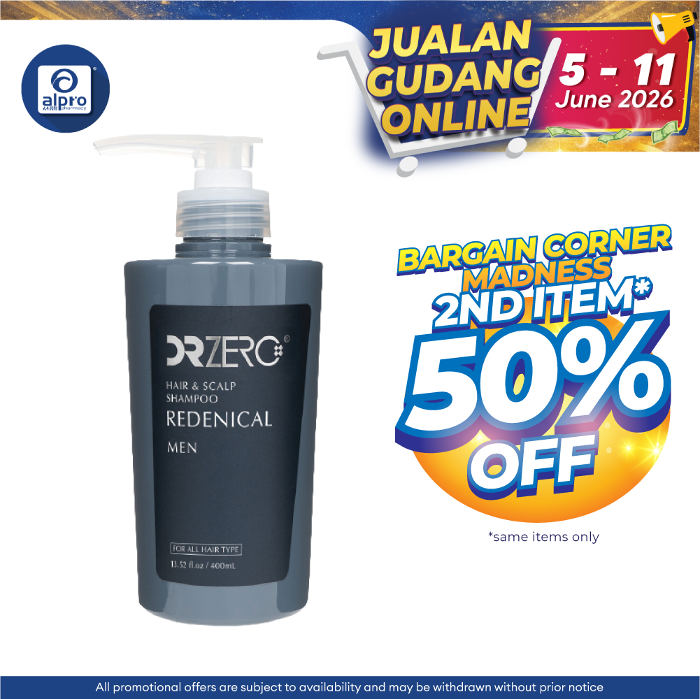 Sugi Dr Zero Redenical Hair & Scalp Shampoo Men 400ml | Keeps Hair Healthy Dr Zero, Sugi