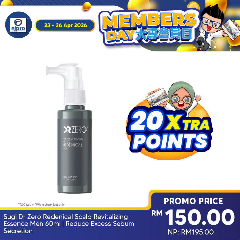 Sugi Dr Zero Redenical Scalp Revitalizing Essence Men 60ml | Reduce Excess Sebum Secretion Dr Zero, Sugi