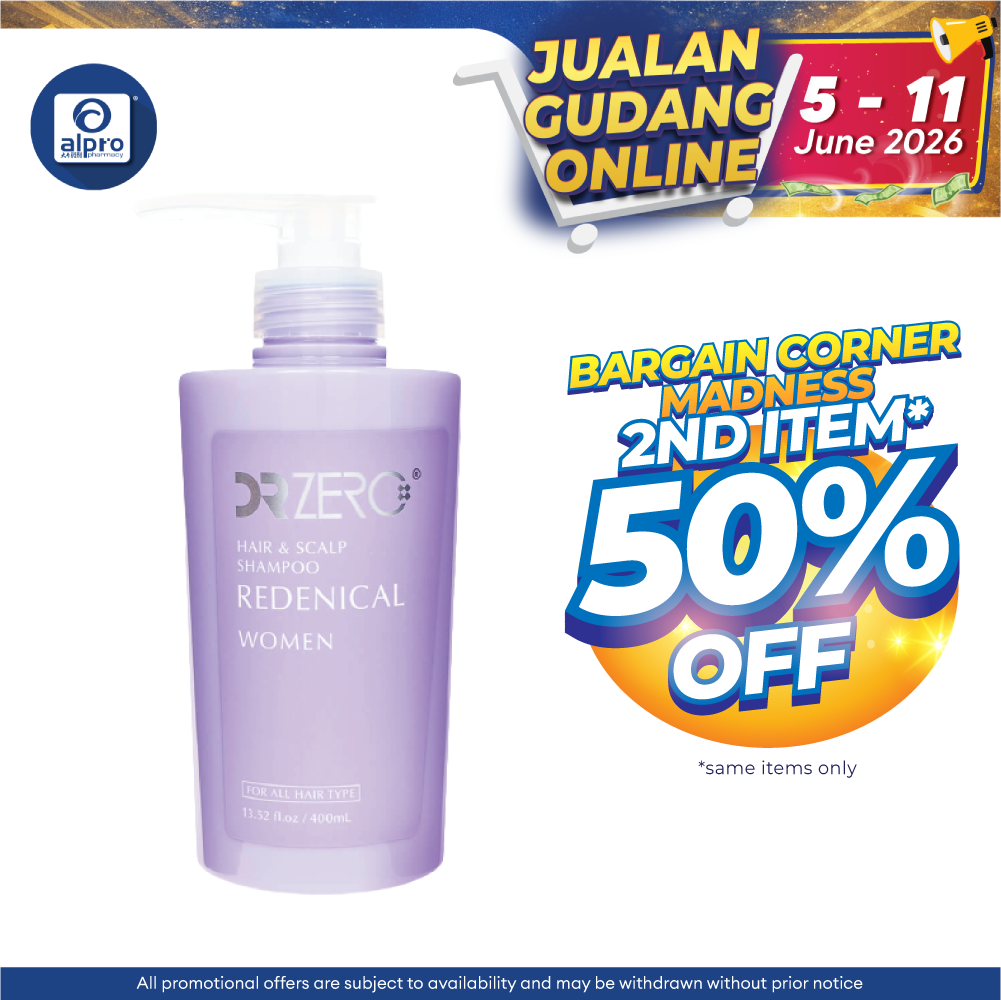 Sugi Dr Zero Redenical Hair & Scalp Shampoo Women 400ml | Anti-Hair Loss & Prevent Dry Scalp Dr Zero, Sugi