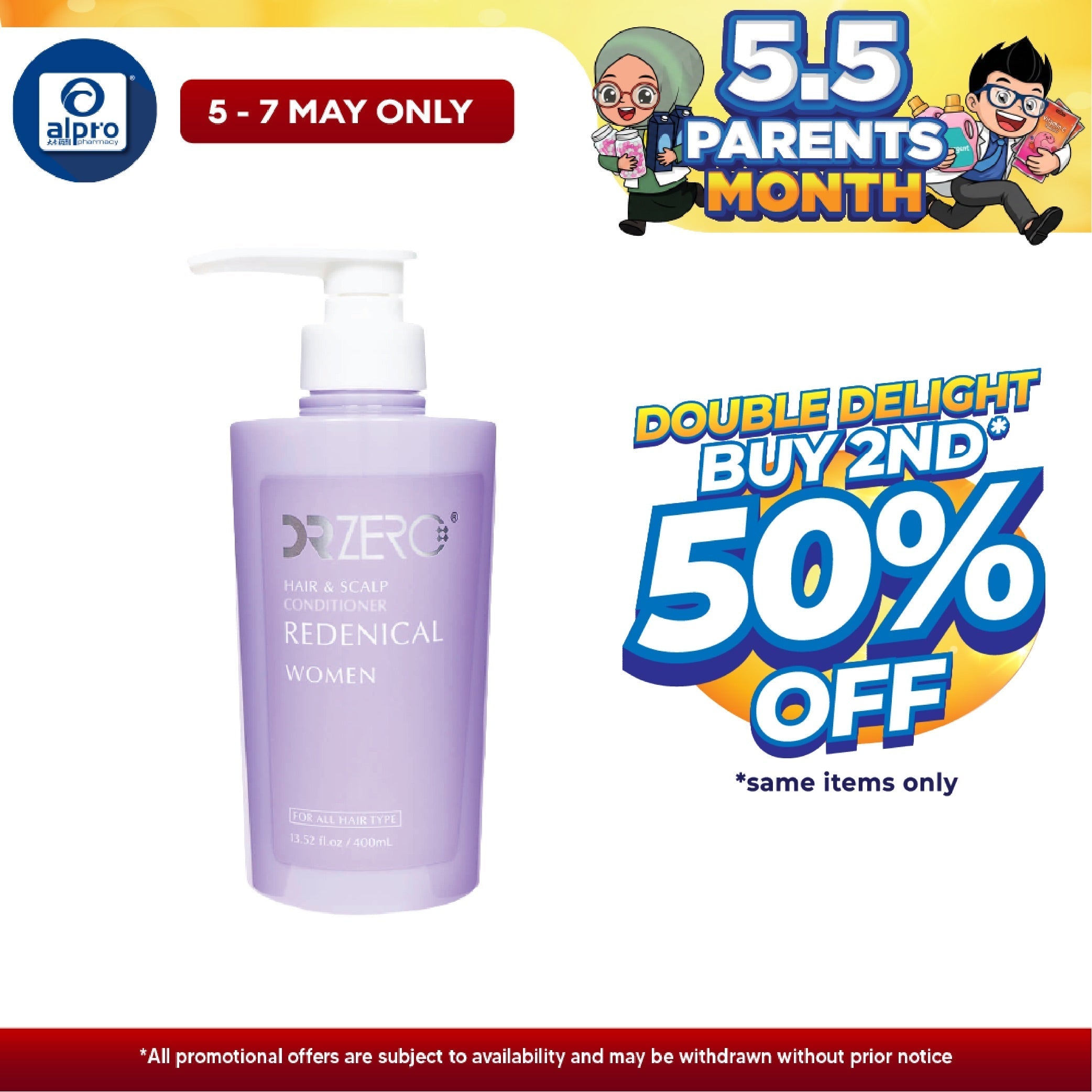 Sugi Dr Zero Redenical Hair & Scalp Conditioner Women 400ml | Promote Hair Growth & Prevent Dryness Dr Zero, Sugi