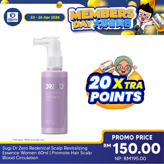 Sugi Dr Zero Redenical Scalp Revitalizing Essence Women 60ml | Promote Hair Scalp Blood Circulation Dr Zero, Sugi