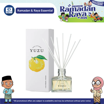 Sugi Yuzu Reed Diffuser 120ml | Refreshing Scent Stick Diffuser Sugi