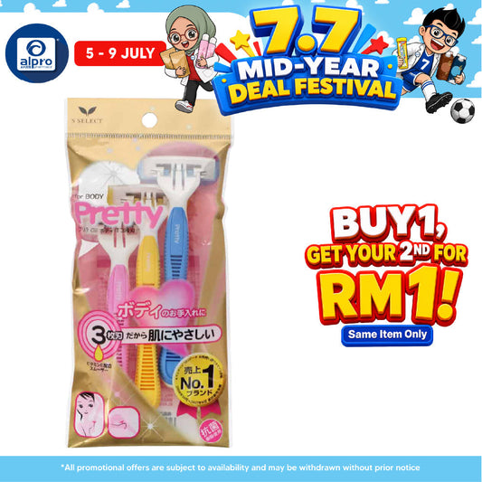 Sugi S Select  T 3 Blades 3s | For body hair removal Sugi