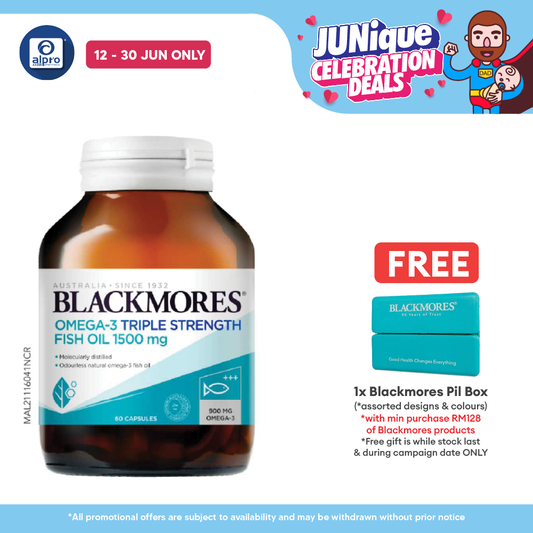 Blackmores Omega 3 Triple Strength Fish Oil 1500mg 60s Blackmores