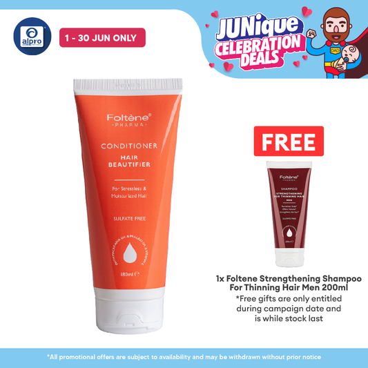 Foltene Pharma Hair Beautifier Conditioner 180mL | Results in Soft and Easy to Comb Hair Foltene Pharma