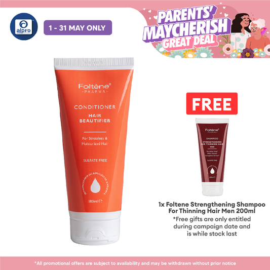 Foltene Pharma Hair Beautifier Conditioner 180mL | Results in Soft and Easy to Comb Hair Alpro Pharmacy