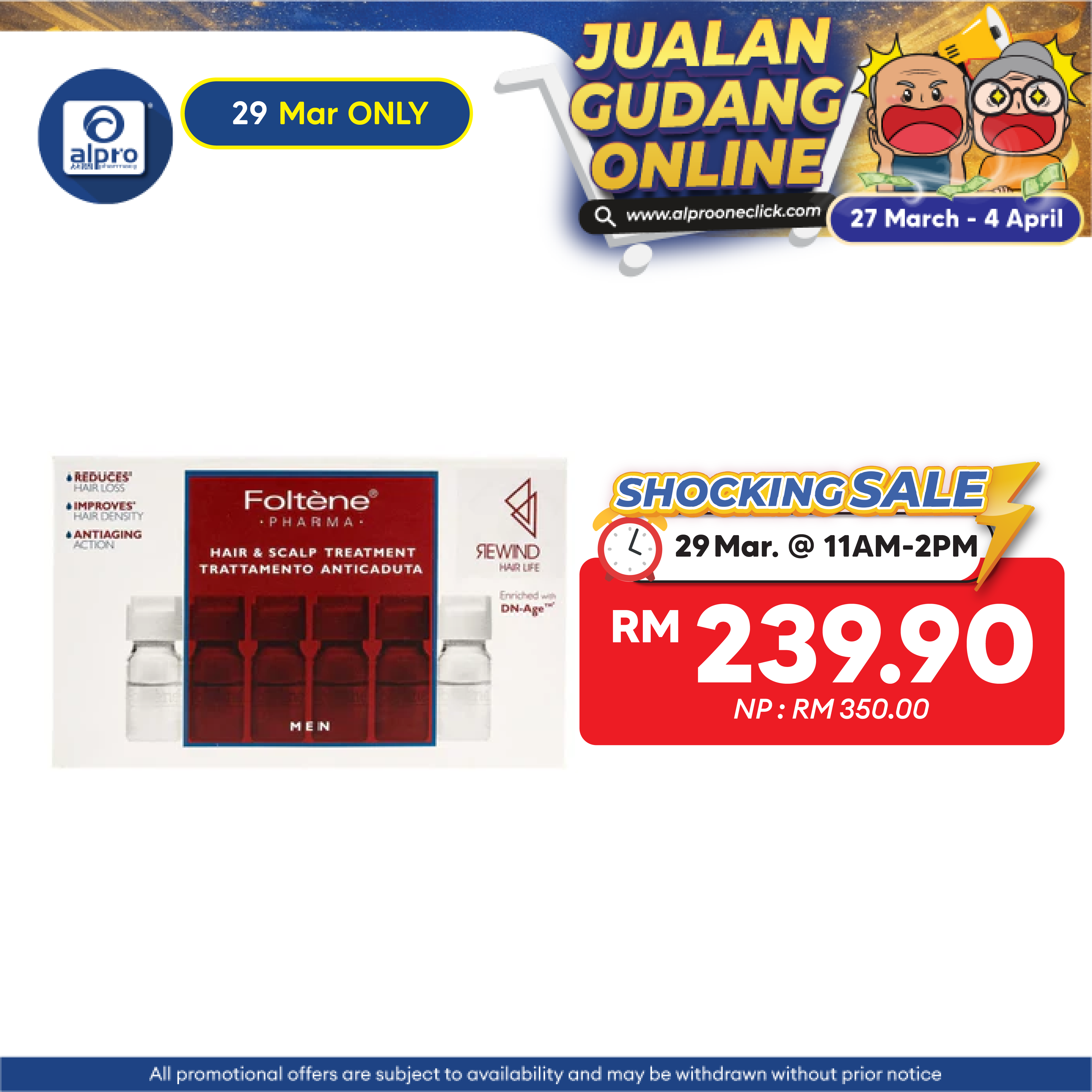 Foltene Pharma Hair & Scalp Treatment Men 8.3mL×12s | Healthy Looking Hair In 28 Days Foltene Pharma