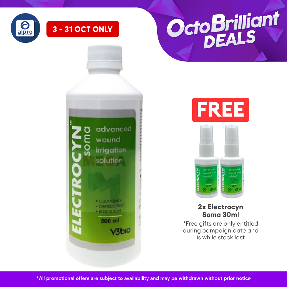Electrocyn Soma Cap Closure 500ml | Wound Cleanser Electrocyn Soma