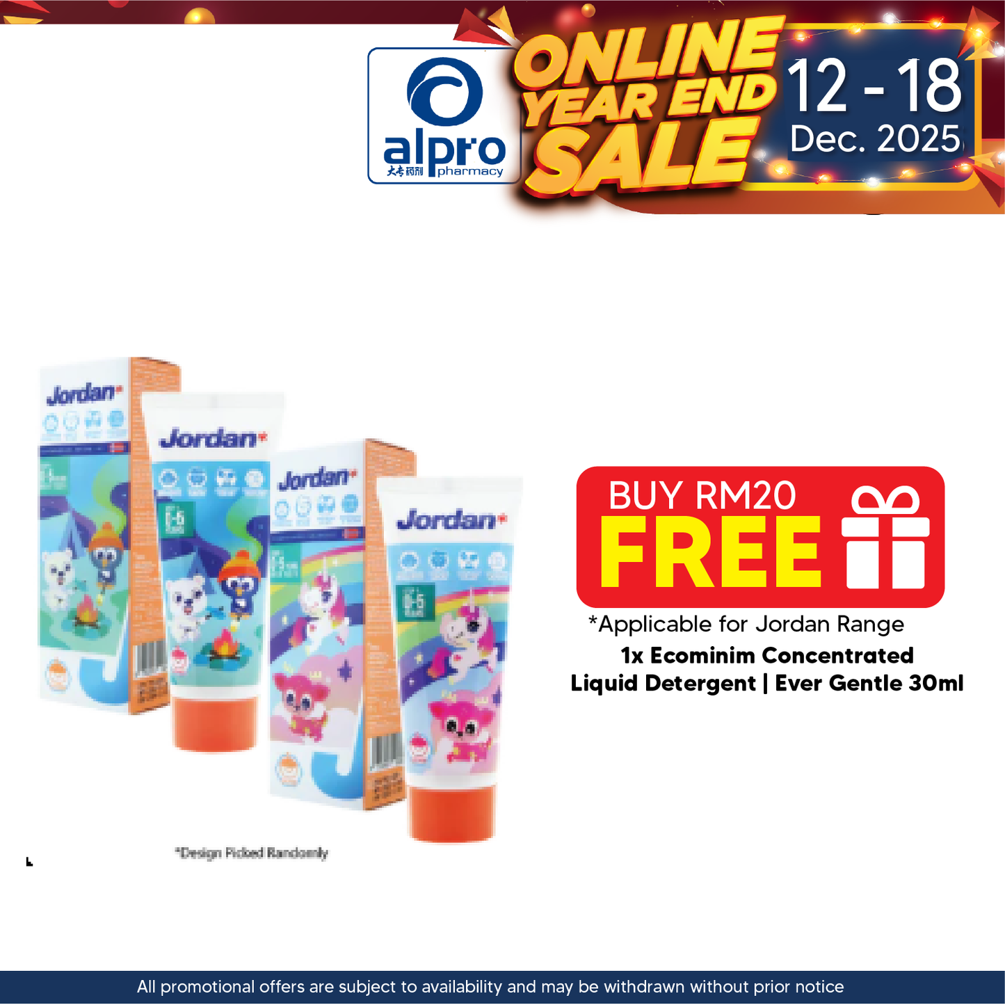 Jordan Toothpaste Step 1 Lychee 75g | For 0 - 5 Years Jordan