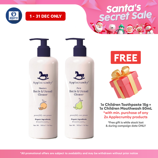 Applecrumby Bottle & Utensil Cleaner (Mandarin / Pome) 500ml Applecrumby