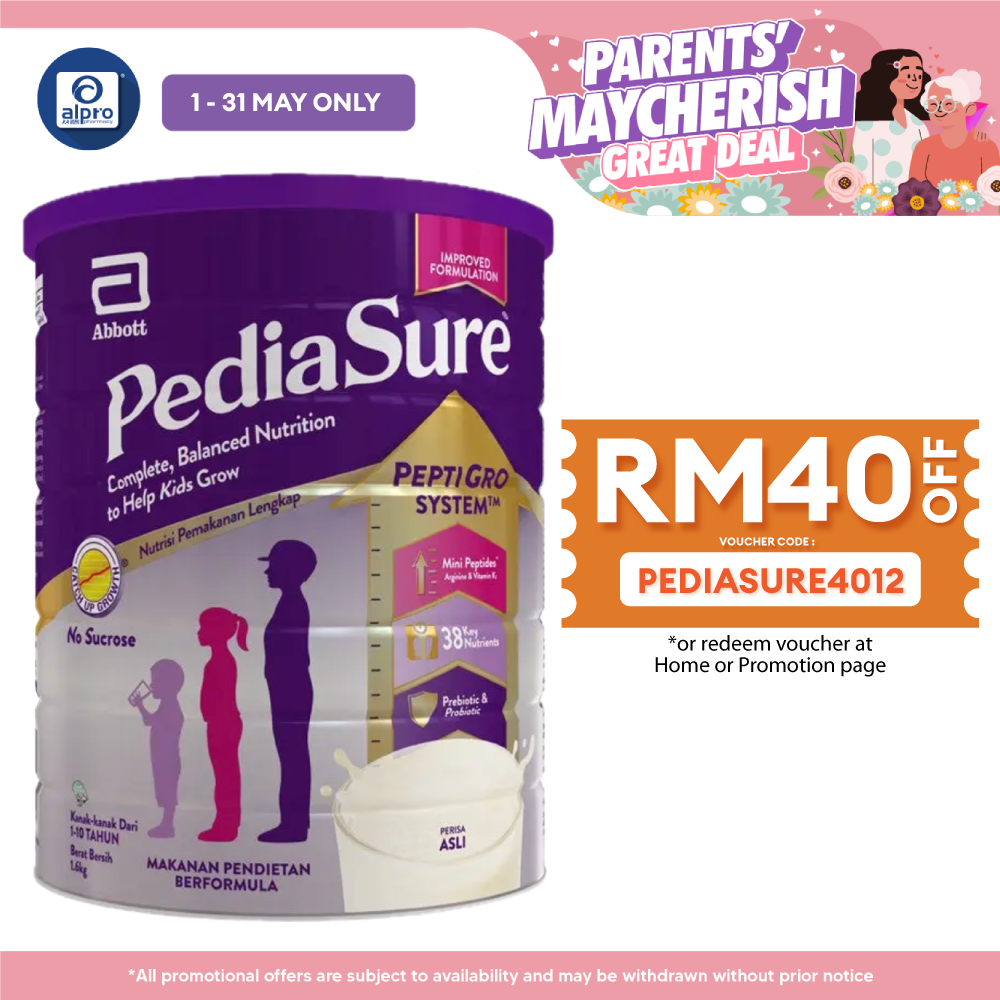Abbott Pediasure Peptigro Complete Plain 1.6kg Pediasure