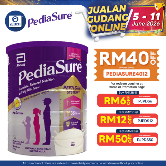 Abbott Pediasure Peptigro Complete Plain 1.6kg Pediasure
