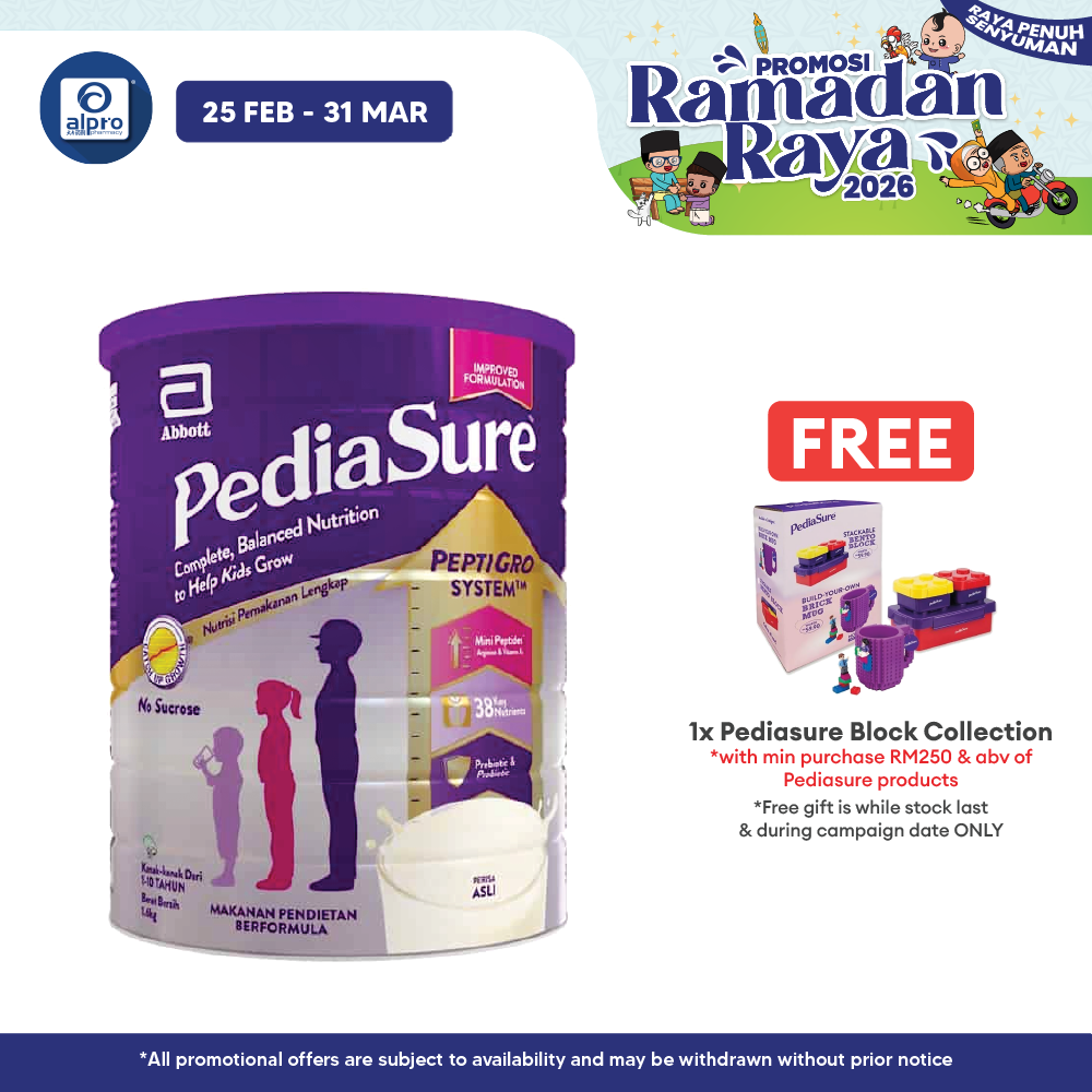Abbott Pediasure Peptigro Complete Plain 1.6kg Pediasure