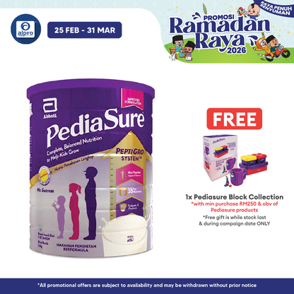 Abbott Pediasure Peptigro Complete Plain 1.6kg Pediasure