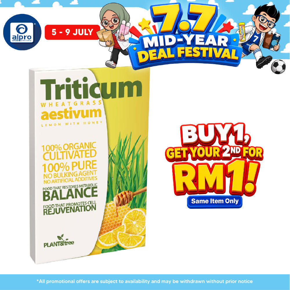 Triticum Aestivum Lemon With Honey 4g 3s | Antioxidant Food Plant & Tree