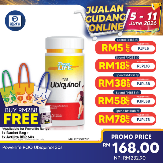 Powerlife PQQ Ubiquinol 30s Powerlife