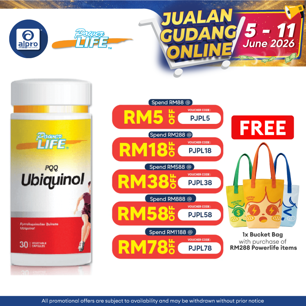 Powerlife PQQ Ubiquinol 30s