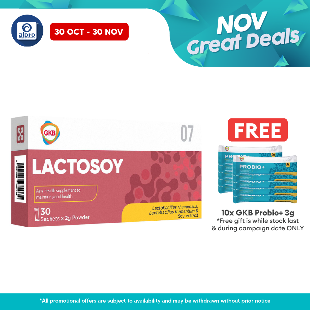 GKB Lactosoy 2g x 30s | Improve Menopause Symptoms GKB