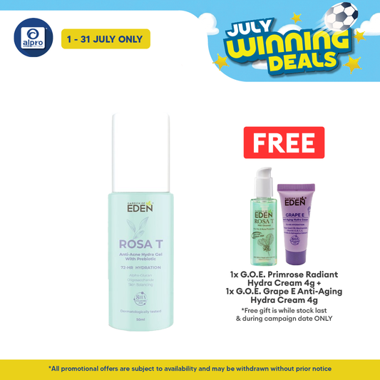 Garden Of Eden Rosa T Anti-Acne Hydra Gel  50ml | Helps Reduce Redness Garden Of Eden
