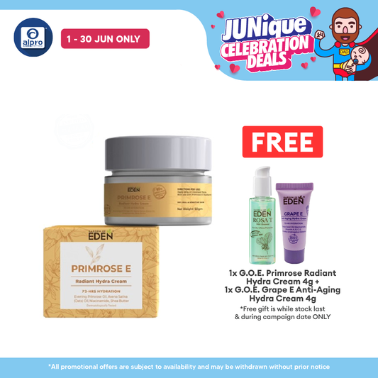 Garden Of Eden Primrose E Radiant Hydra Cream 50g | Boost Skin Radiance Garden Of Eden