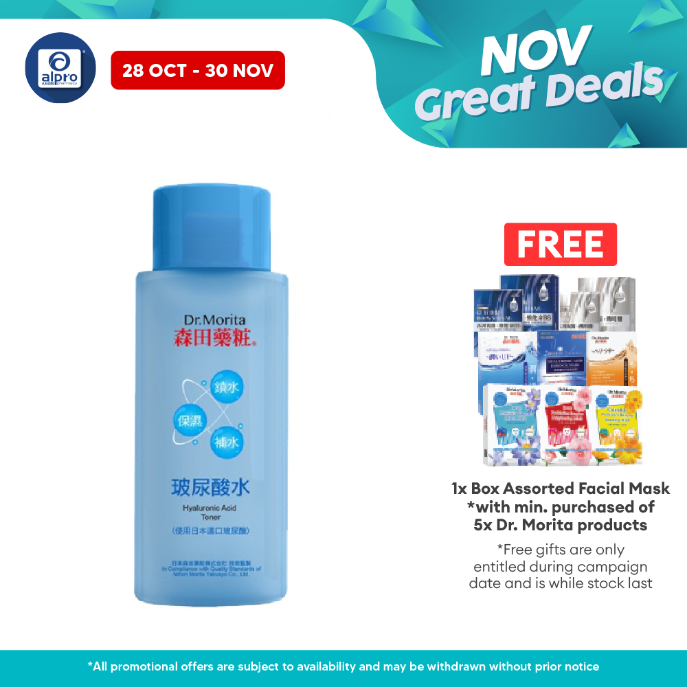 Dr.morita Hyaluronic Acid Toner 150ml Alpro Pharmacy