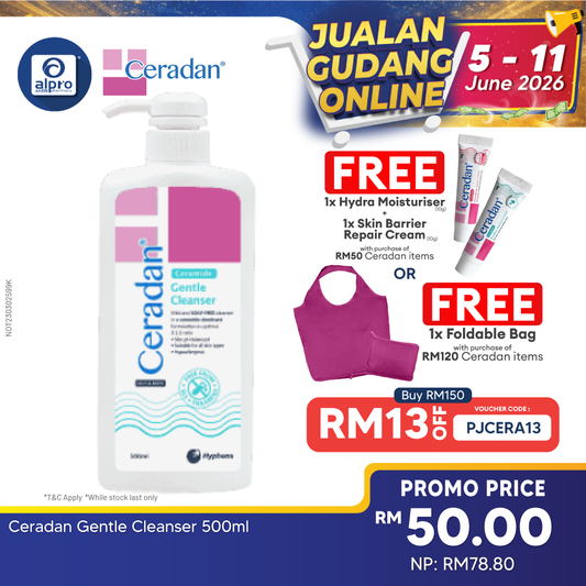 Ceradan Gentle Cleanser 500ml Ceradan