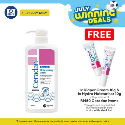 Ceradan Moisturising Body Wash 500ml | Strengthen Skins Protective Barrier Ceradan