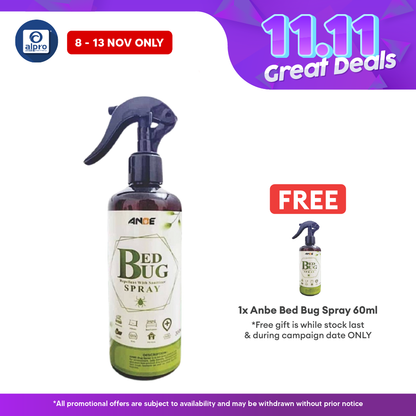 Anbe Bed Bug Spray 300ml | Bio-Degradable & Stain Free Anbe
