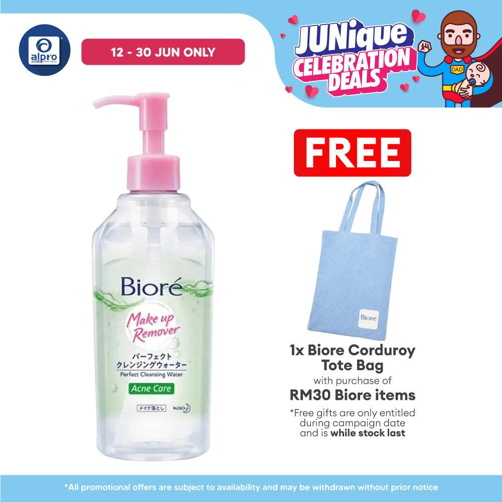 Biore Perfect Cleansing Water Acne Care 300ml Biore