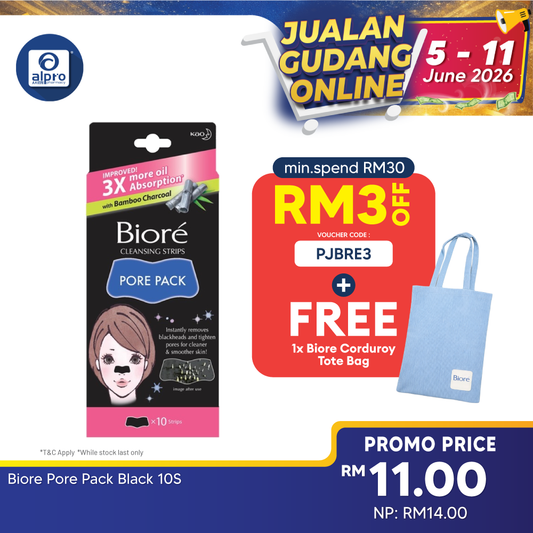 Biore Pore Pack Black 10s Biore