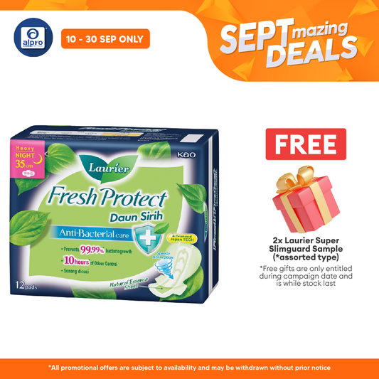 (ws)laurier Fresh Protect Daun Sirih 35cm 12s Alpro Pharmacy