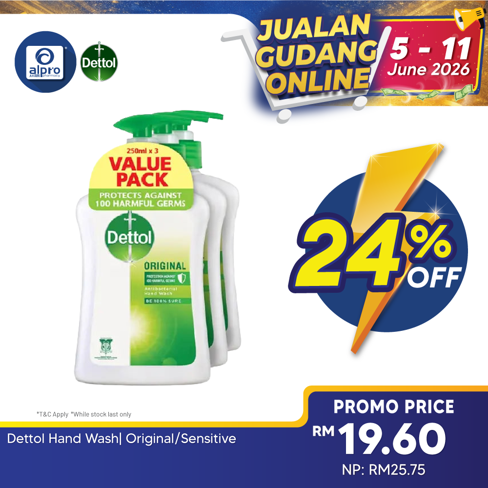 Dettol Hand Wash| Original/Sensitive Dettol