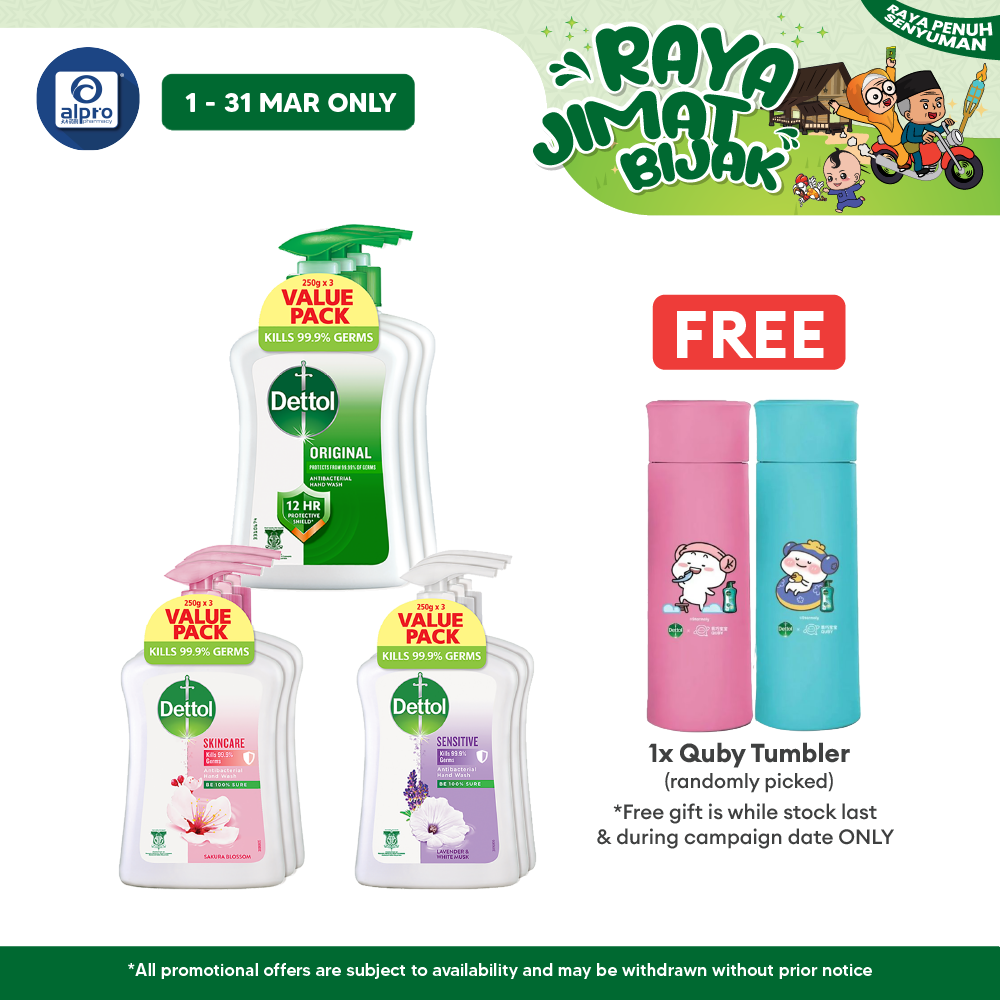 Dettol Hand Wash| Original/Sensitive Dettol