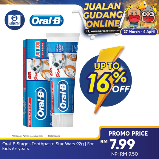 Oral-B Stages Toothpaste Star Wars 92g | For Kids 6+ years